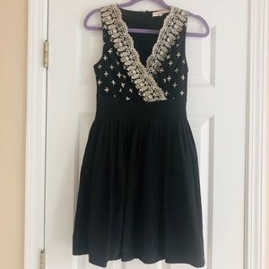 Altar’d State black and gold dress